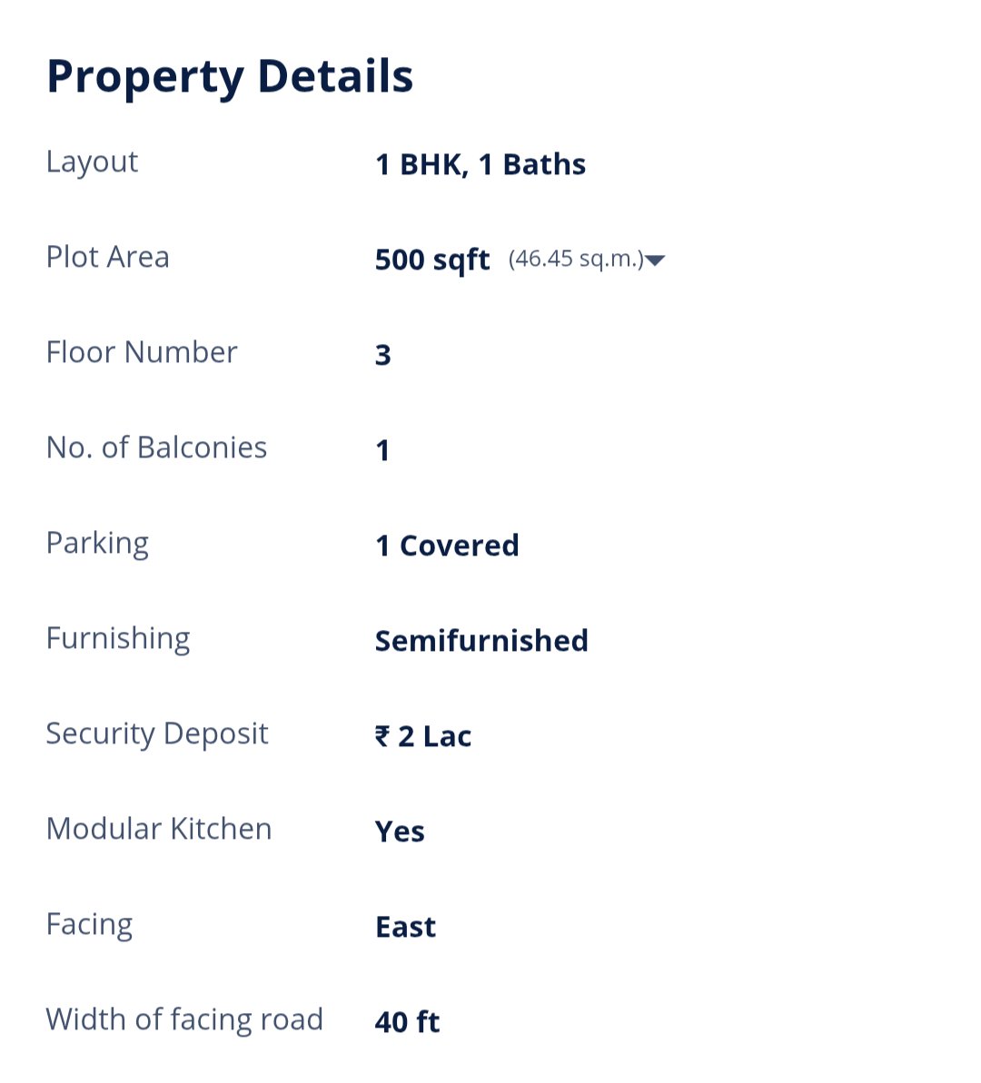 1 BHK in Bangalore